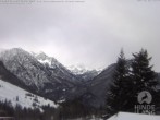 Archived image Webcam Kids hotel Oberjoch: view at the nature reseve "Allgäuer Hochalpen" 13:00