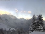 Archived image Webcam Kids hotel Oberjoch: view at the nature reseve "Allgäuer Hochalpen" 07:00