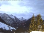 Archiv Foto Webcam Naturschutzgebiet "Allgäuer Hochalpen" vom Kinderhotel Oberjoch aus gesehen 06:00