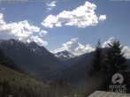 Archived image Webcam Kids hotel Oberjoch: view at the nature reseve "Allgäuer Hochalpen" 13:00