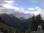 Archiv Foto Webcam Naturschutzgebiet "Allgäuer Hochalpen" vom Kinderhotel Oberjoch aus gesehen 07:00