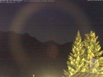 Archived image Webcam Kids hotel Oberjoch: view at the nature reseve "Allgäuer Hochalpen" 23:00