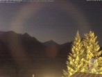 Archived image Webcam Kids hotel Oberjoch: view at the nature reseve "Allgäuer Hochalpen" 01:00