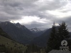 Archiv Foto Webcam Naturschutzgebiet "Allgäuer Hochalpen" vom Kinderhotel Oberjoch aus gesehen 09:00
