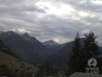 Archiv Foto Webcam Naturschutzgebiet "Allgäuer Hochalpen" vom Kinderhotel Oberjoch aus gesehen 11:00
