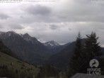 Archiv Foto Webcam Naturschutzgebiet "Allgäuer Hochalpen" vom Kinderhotel Oberjoch aus gesehen 13:00