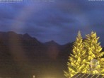 Archived image Webcam Kids hotel Oberjoch: view at the nature reseve "Allgäuer Hochalpen" 03:00