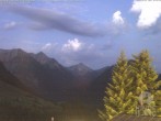 Archiv Foto Webcam Naturschutzgebiet "Allgäuer Hochalpen" vom Kinderhotel Oberjoch aus gesehen 03:00