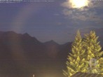 Archiv Foto Webcam Naturschutzgebiet "Allgäuer Hochalpen" vom Kinderhotel Oberjoch aus gesehen 21:00
