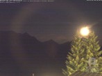 Archiv Foto Webcam Naturschutzgebiet "Allgäuer Hochalpen" vom Kinderhotel Oberjoch aus gesehen 23:00