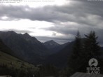Archiv Foto Webcam Naturschutzgebiet "Allgäuer Hochalpen" vom Kinderhotel Oberjoch aus gesehen 13:00