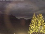 Archived image Webcam Kids hotel Oberjoch: view at the nature reseve "Allgäuer Hochalpen" 23:00