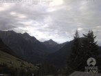 Archiv Foto Webcam Naturschutzgebiet "Allgäuer Hochalpen" vom Kinderhotel Oberjoch aus gesehen 08:00