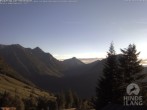 Archiv Foto Webcam Naturschutzgebiet "Allgäuer Hochalpen" vom Kinderhotel Oberjoch aus gesehen 17:00