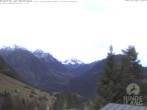 Archiv Foto Webcam Naturschutzgebiet "Allgäuer Hochalpen" vom Kinderhotel Oberjoch aus gesehen 17:00