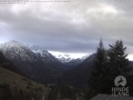 Archived image Webcam Kids hotel Oberjoch: view at the nature reseve "Allgäuer Hochalpen" 13:00