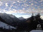 Archived image Webcam Kids hotel Oberjoch: view at the nature reseve "Allgäuer Hochalpen" 07:00