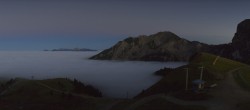 Archiv Foto Webcam Bergstation der Breitenbergbahn 19:00