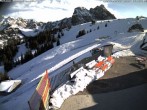 Archived image Webcam Arrival of the Breitenbergbahn cabins 17:00