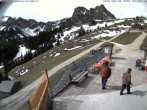 Archived image Webcam Arrival of the Breitenbergbahn cabins 09:00