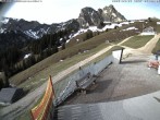 Archived image Webcam Arrival of the Breitenbergbahn cabins 07:00