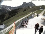 Archived image Webcam Arrival of the Breitenbergbahn cabins 15:00