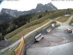 Archived image Webcam Arrival of the Breitenbergbahn cabins 19:00