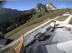 Archived image Webcam Arrival of the Breitenbergbahn cabins 07:00