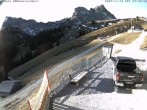 Archived image Webcam Arrival of the Breitenbergbahn cabins 07:00