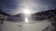 Archiv Foto Webcam Reschen - Blick auf den Reschensee 13:00