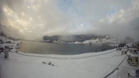 Archiv Foto Webcam Reschen - Blick auf den Reschensee 07:00