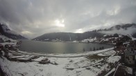 Archiv Foto Webcam Reschen - Blick auf den Reschensee 13:00