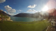 Archiv Foto Webcam Reschen - Blick auf den Reschensee 17:00
