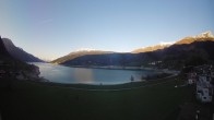 Archiv Foto Webcam Reschen - Blick auf den Reschensee 06:00