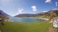 Archiv Foto Webcam Reschen - Blick auf den Reschensee 09:00