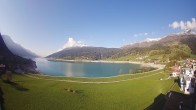 Archiv Foto Webcam Reschen - Blick auf den Reschensee 07:00