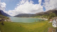Archiv Foto Webcam Reschen - Blick auf den Reschensee 09:00