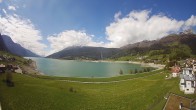 Archiv Foto Webcam Reschen - Blick auf den Reschensee 09:00