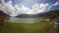 Archiv Foto Webcam Reschen - Blick auf den Reschensee 13:00