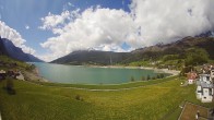 Archiv Foto Webcam Reschen - Blick auf den Reschensee 09:00