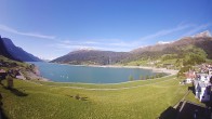 Archiv Foto Webcam Reschen - Blick auf den Reschensee 07:00