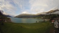 Archiv Foto Webcam Reschen - Blick auf den Reschensee 06:00