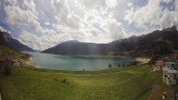 Archiv Foto Webcam Reschen - Blick auf den Reschensee 13:00
