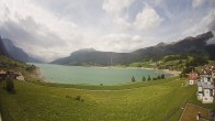 Archiv Foto Webcam Reschen - Blick auf den Reschensee 09:00