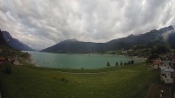 Archiv Foto Webcam Reschen - Blick auf den Reschensee 17:00