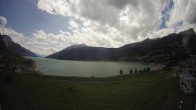 Archiv Foto Webcam Reschen - Blick auf den Reschensee 13:00