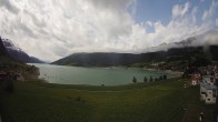 Archiv Foto Webcam Reschen - Blick auf den Reschensee 09:00