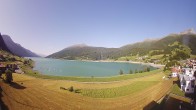 Archiv Foto Webcam Reschen - Blick auf den Reschensee 07:00