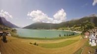 Archiv Foto Webcam Reschen - Blick auf den Reschensee 09:00