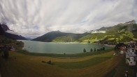 Archiv Foto Webcam Reschen - Blick auf den Reschensee 07:00